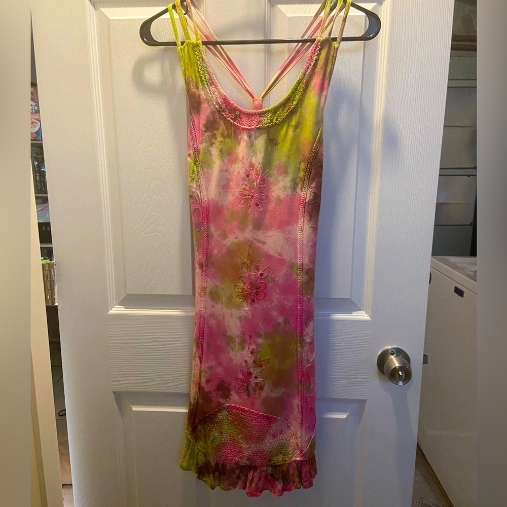 Raga Strappy Midi Festival Dress - Size Small